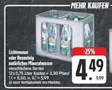 Lichtenauer natürliches Mineralwasser bei EDEKA im Prospekt "" für 4,49 €