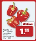 Paprika rot bei famila Nordwest im Syke Prospekt für 1,11 €