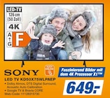 LED TV KD50X75WLPAEP bei expert im Vilshofen Prospekt für 649,00 €