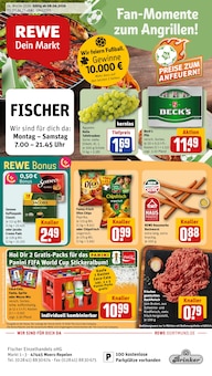 REWE Prospekt der Woche "Dein Markt" Seite 1, 08.06.2026 bis 13.06.2026 für Moers Aktueller REWE Prospekt "Dein Markt" Seite 1 von 31 Seiten für Moers