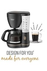 Cafetière filtre Tefal CM533811 INCLUDEO NOIR - Tefal à 29,99 € dans le catalogue Darty