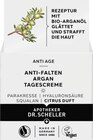 Anti-Falten Argan Tagescreme im Rossmann Prospekt Anti-Falten Argan Tagescreme von Dr. Scheller im aktuellen Rossmann Prospekt für 6,36 €