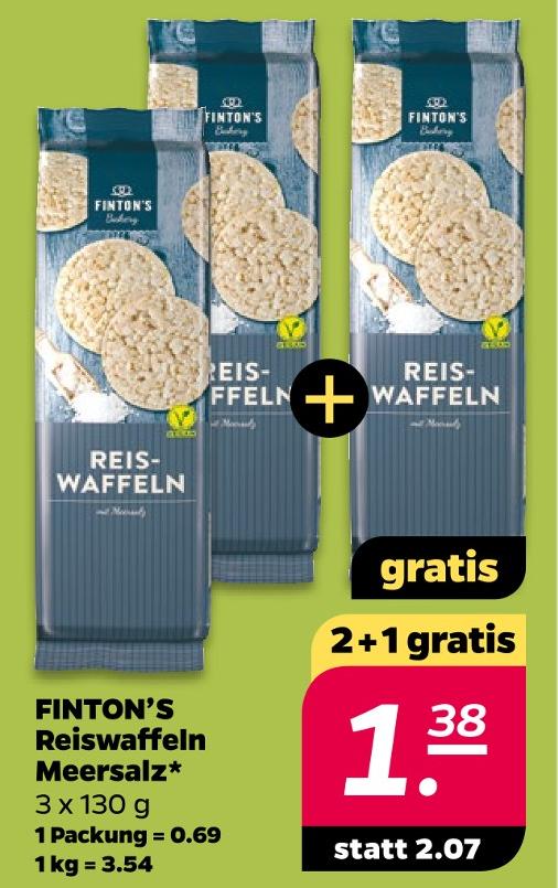 Reiswaffeln Meersalz
