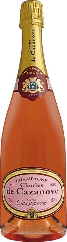 Champagne Rosé Cuvée Cazanova - Géant Casino à Aubervilliers Champagne Rosé Cuvée Cazanova en promo chez Géant Casino Aubervilliers à 16,50 €