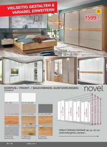 Kleiderschrank im Möbelzentrum Pforzheim Prospekt "1/2 Betten & Poster" mit 36 Seiten (Stuttgart)