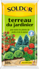 TERREAU DU JARDINIER 50l - SOLDOR en promo à 5,99 € chez Auchan Hypermarché TERREAU DU JARDINIER 50l - SOLDOR dans le catalogue Auchan Hypermarché