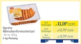 Hähnchenformschnitzel von Sprehe im aktuellen METRO Prospekt für 11,97 €