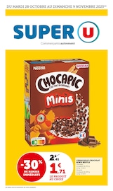 Catalogue Super U à Murviel-lès-Béziers cette semaine, valable du 28/10/2025 au 09/11/2025 Prospectus Super U à Murviel-lès-Béziers, "Super U", 12 pages de promos valables du 28/10/2025 au 09/11/2025