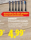 Ersatzzahnbürstenköpfe von DENTALUX für 4,99 € bei Lidl im Angebot Ersatzzahnbürstenköpfe von DENTALUX im aktuellen Lidl Prospekt