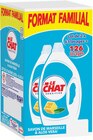 Lessive liquide sensitive savon de Marseille & aloe vera x63 lavages - LE CHAT - Intermarché Express à Argenteuil Lessive liquide sensitive savon de Marseille & aloe vera x63 lavages - LE CHAT en promo chez Intermarché Express Argenteuil à 16,93 €