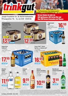 Trinkgut Prospekt Aktuelle Angebote mit  Seiten in Rohrbach und Umgebung