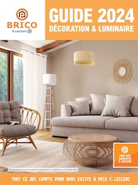 Catalogue E.Leclerc "Guide 2024 Décoration & Luminaire" à Saint-Germain-de-la-Rivière et alentours, 36 pages, 17/09/2024 - 19/10/2024