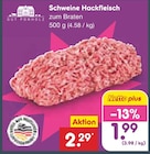 Schweine Hackfleisch von Gut Ponholz für 1,99 € bei Netto Marken-Discount im Angebot Schweine Hackfleisch von Gut Ponholz im aktuellen Netto Marken-Discount Prospekt