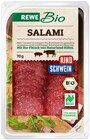 Salami von REWE Bio für 1,49 € bei REWE im Angebot Salami von REWE Bio im aktuellen REWE Prospekt