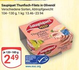 Thunfisch-Filets in Olivenöl Angebote von Saupiquet bei GLOBUS Duisburg für 2,49 €