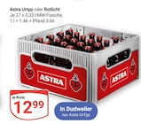 Astra Urtyp oder Rotlicht für 12,99 € bei GLOBUS im Angebot Astra Urtyp oder Rotlicht im aktuellen GLOBUS Prospekt