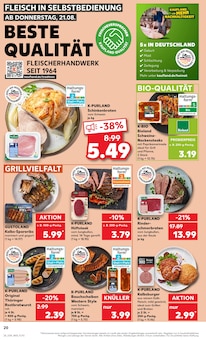 Bratwurst im aktuellen Kaufland Prospekt (Ingolstadt) Bratwurst im Kaufland Prospekt "Aktuelle Angebote" mit 52 Seiten (Ingolstadt)