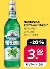 Pfefferminzlikör von Nordbrand im aktuellen Netto mit dem Scottie Prospekt für 3,99 €