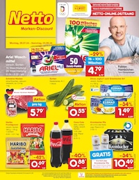 Netto Marken-Discount Prospekt "Aktuelle Angebote" für Düsseldorf, 56 Seiten, 29.07.2024 - 03.08.2024