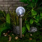 BORNE SOLAIRE EN VERRE H.38cm - GARDENSTAR en promo chez Auchan Hypermarché Rezé à 2,99 €