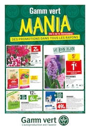 Prospectus Gamm vert à Leuville-sur-Orge, "Gamm vert MANIA DES PROMOTIONS DANS TOUS LES RAYONS", 8 pages, 05/11/2025 - 16/11/2025
