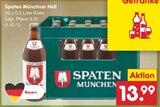 Münchner Hell Angebote von Spaten bei Netto Marken-Discount Weiden für 13,99 €