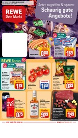 Aktueller REWE Prospekt mit Tiefkühlpizza, "Dein Markt", Seite 1