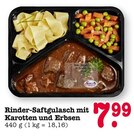 Aktuelles Rinder-Saftgulasch mit Karotten und Erbsen Angebot bei EDEKA in Offenbach (Main) ab 7,99 €