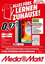 MediaMarkt Prospekt für Hannover mit 1 Seiten MediaMarkt Prospekt für Hannover: "ALLES FÜRS LERNEN ZUHAUSE!", 1 Seiten, 13.08.2020 - 16.08.2020