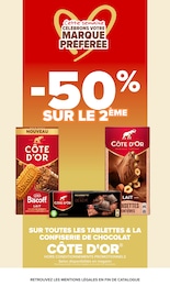 Prix et réduction Côte D'Or dans le prospectus Carrefour en cours Offre Côte D'Or dans le catalogue Carrefour du moment à la page 24
