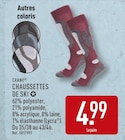Chaussettes de ski - CRANE en promo chez Aldi Aulnay-sous-Bois à 4,99 €
