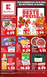 Kaufland Prospekt für Willich mit 70 Seiten Kaufland Prospekt für Willich: "Hier bin ich richtig", 70 Seiten, 08.10.2026 - 14.10.2026