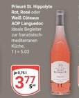 Rot im Angebot bei GLOBUS in Hanau Rot Angebote von Priuré St. Hippolyte bei GLOBUS Hanau für 3,77 €