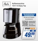 Kaffeemaschine 1017-13 Enjoy Top von Melitta für 49,99 € bei expert im Angebot Kaffeemaschine 1017-13 Enjoy Top von Melitta im aktuellen expert Prospekt