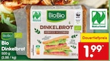 Bio Dinkelbrot von BioBio für 1,99 € bei Netto Marken-Discount im Angebot Bio Dinkelbrot von BioBio im aktuellen Netto Marken-Discount Prospekt