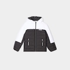 Doudoune zippée à capuche blanc garçon - La Halle Doudoune zippée à capuche blanc garçon à 25,99 € dans le catalogue La Halle
