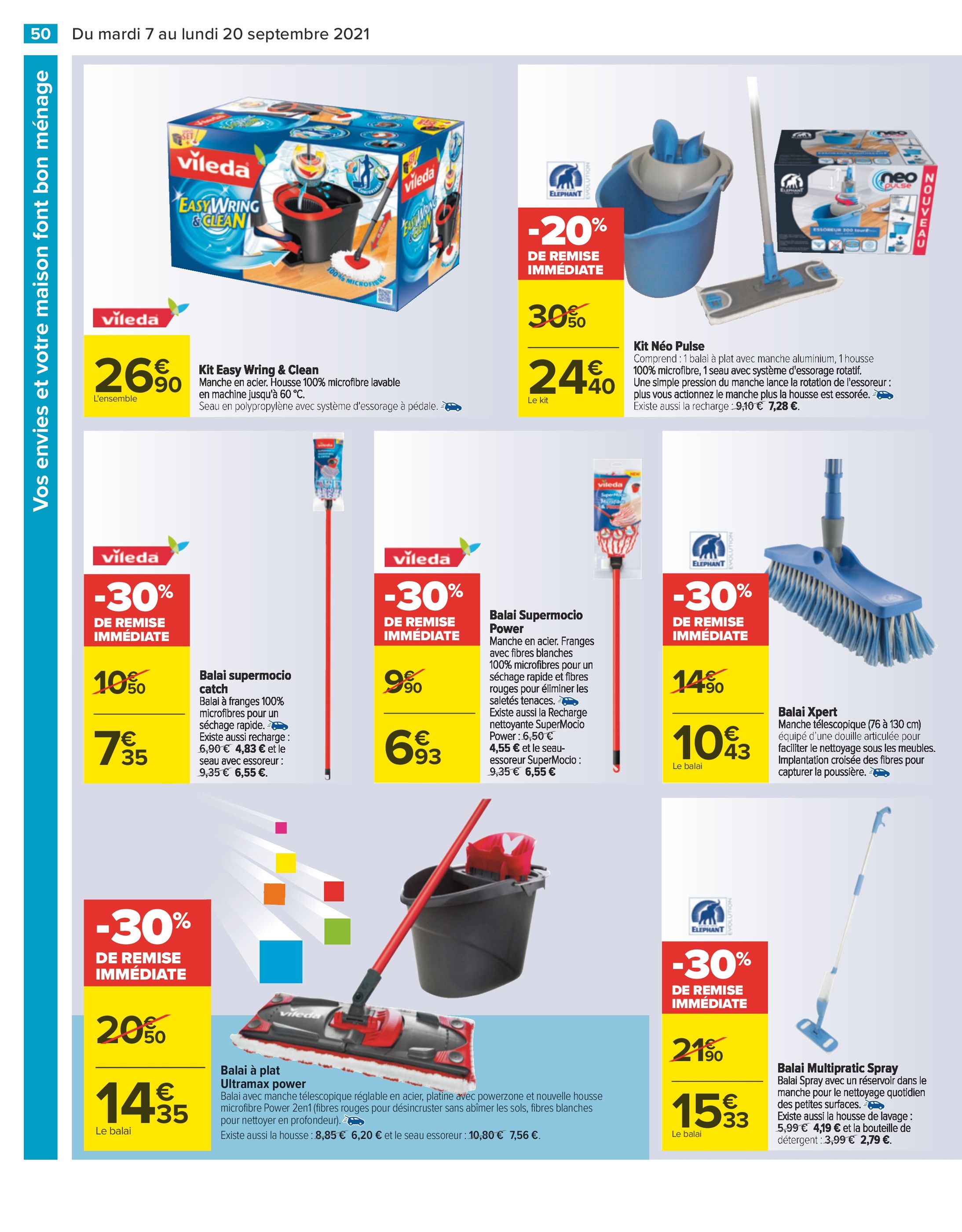 Swiffer Carrefour Promo et prix dans le catalogue du moment