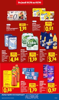 Promotion Glace dans le prospectus Lidl, valable du 01/10/2026 au 07/10/2026 Promo Glace dans le catalogue Lidl du moment à la page 19