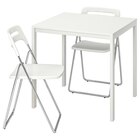 Tisch und 2 Klappstühle weiß/weiß im Angebot bei IKEA in Villingen-Schwenningen Tisch und 2 Klappstühle weiß/weiß Angebote von MELLTORP / NISSE bei IKEA Villingen-Schwenningen für 109,97 €
