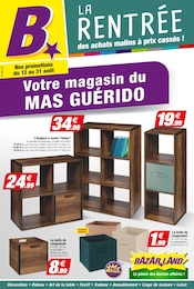Catalogue Bazar & Déstockage Bazarland en cours à Périllos et alentours, "LA RENTRÉE des achats malins à prix cassés !", 8 pages, 13/08/2025 - 31/08/2025