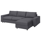 Aktuelle Sofa Angebote bei IKEA in Mannheim Aktuelles Bezug für 3er-Bettsofa mit Récam mit breiten Armlehnen Gunnared/mittelgrau mit breiten Armlehnen Gunnared/mittelgrau Angebot bei IKEA in Mannheim ab 174,00 €