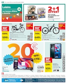 Promo Vélo Électrique dans le catalogue Carrefour du moment à la page 56