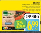 Lachsfilet im EDEKA Prospekt Lachsfilet von EDEKA Bio im aktuellen EDEKA Prospekt für 6,99 €