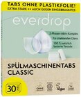 Spülmaschinentabs Classic Angebote von Everdrop bei REWE Weinheim für 5,49 €