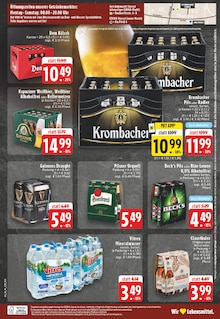 Bier im aktuellen EDEKA Prospekt (Eschweiler) Bier im EDEKA Prospekt "Aktuelle Angebote" mit 30 Seiten (Eschweiler)