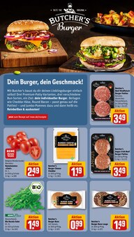 Hamburger im REWE Prospekt "Dein Markt" mit 28 Seiten (Offenbach (Main))