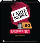Capsules Espresso Intense N°9 - Carte Noire en promo chez Intermarché Super Capsules Espresso Intense N°9 - Carte Noire dans le catalogue Intermarché Super