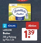 Butter im ALDI SÜD Prospekt Butter von Landliebe im aktuellen ALDI SÜD Prospekt für 1,39 €