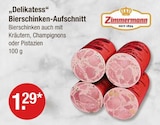 Delikatess Bierschinken-Aufschnitt Angebote von Zimmermann bei V-Markt München für 1,29 €