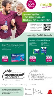 Aktueller mea - meine apotheke Prospekt (Regensburg, 4 Seiten zum blättern mea - meine apotheke Prospekt Unsere September-Angebote mit 4 Seiten